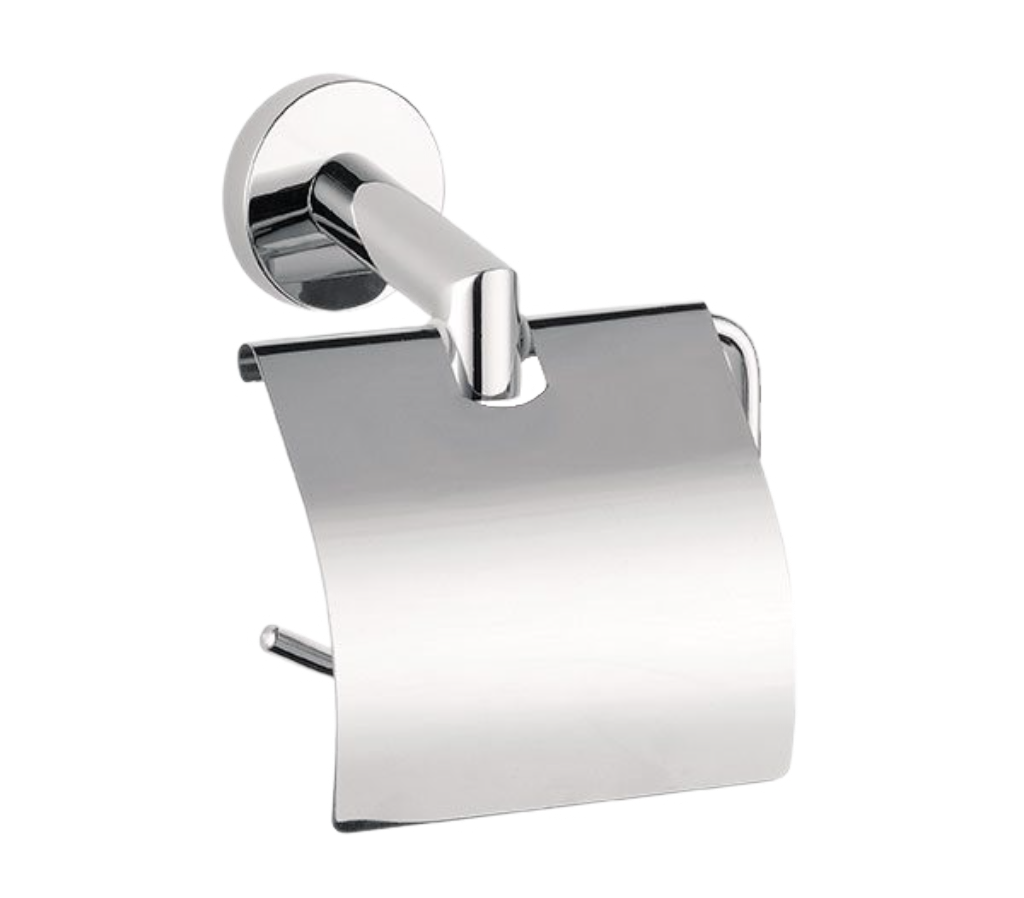 Remer Guest Держатель туалетной бумаги с крышкой, подвесной, цвет: cromo GS60CR