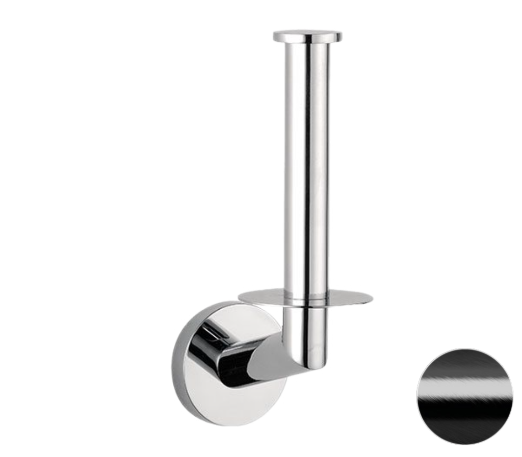 Remer Guest Держатель запасного рулона туалетной бумаги, подвесной, цвет: cromo nero spazzolato GS62CFP