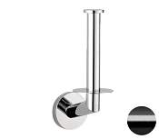Remer Guest Держатель запасного рулона туалетной бумаги, подвесной, цвет: cromo nero spazzolato GS62CFP
