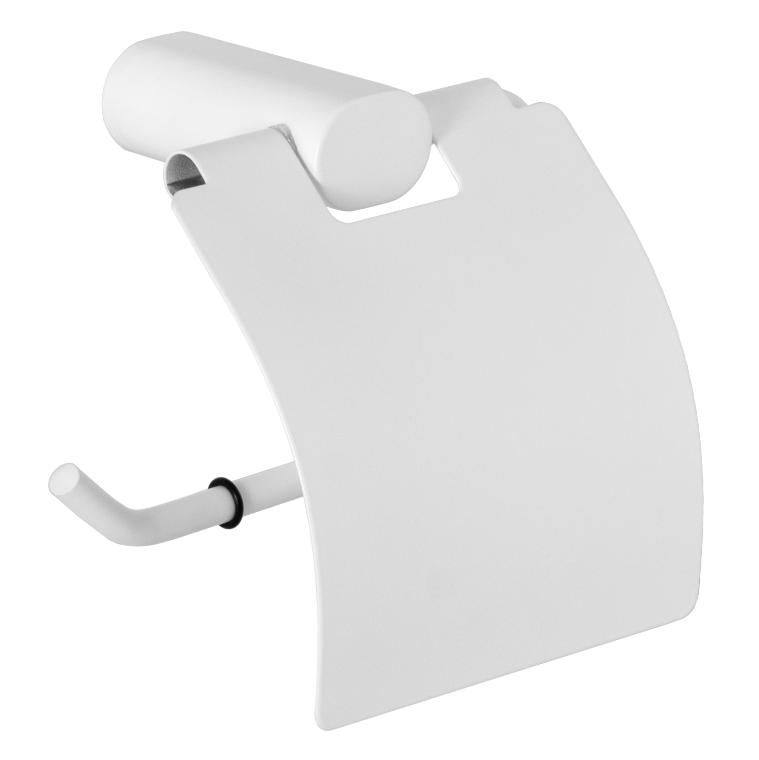 Remer Lounge Держатель туалетной бумаги с крышкой, подвесной, цвет: bianco opaco LN60BO