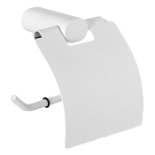 Remer Lounge Держатель туалетной бумаги с крышкой, подвесной, цвет: bianco opaco LN60BO