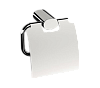 Remer Lounge Держатель туалетной бумаги с крышкой, подвесной, цвет: cromo LN60CR