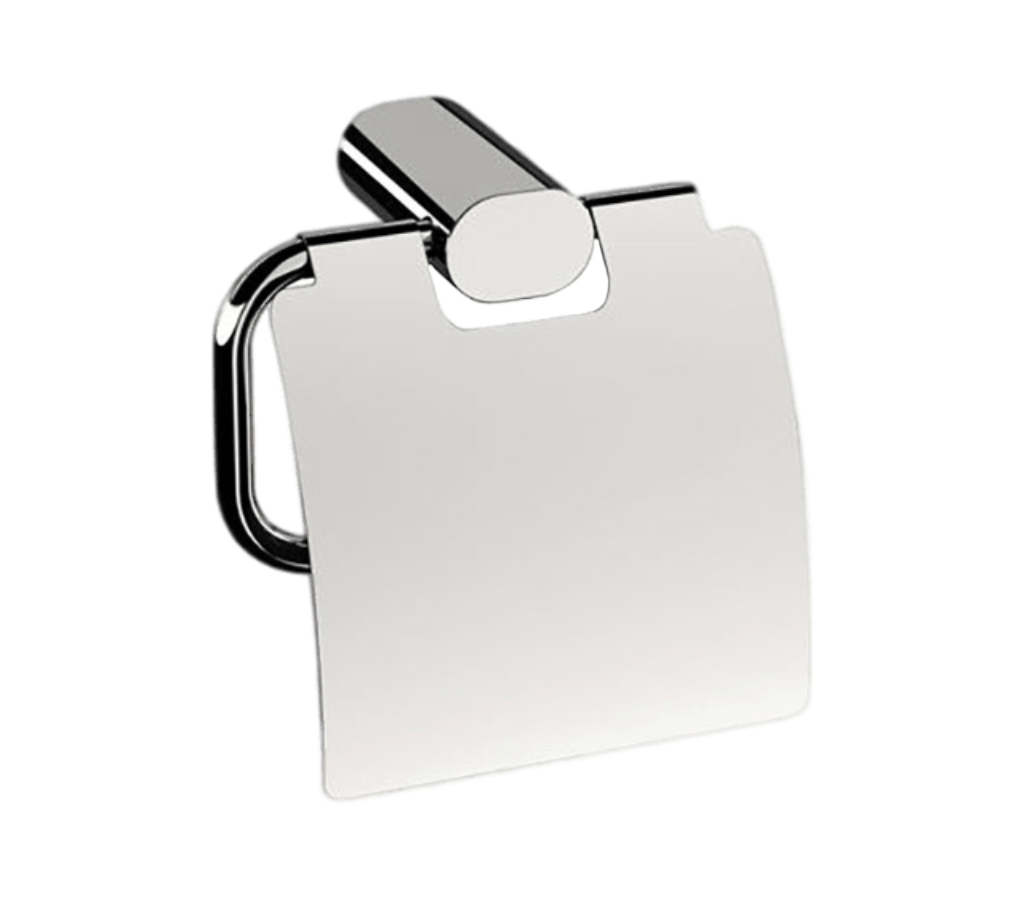 Remer Lounge Держатель туалетной бумаги с крышкой, подвесной, цвет: cromo LN60CR