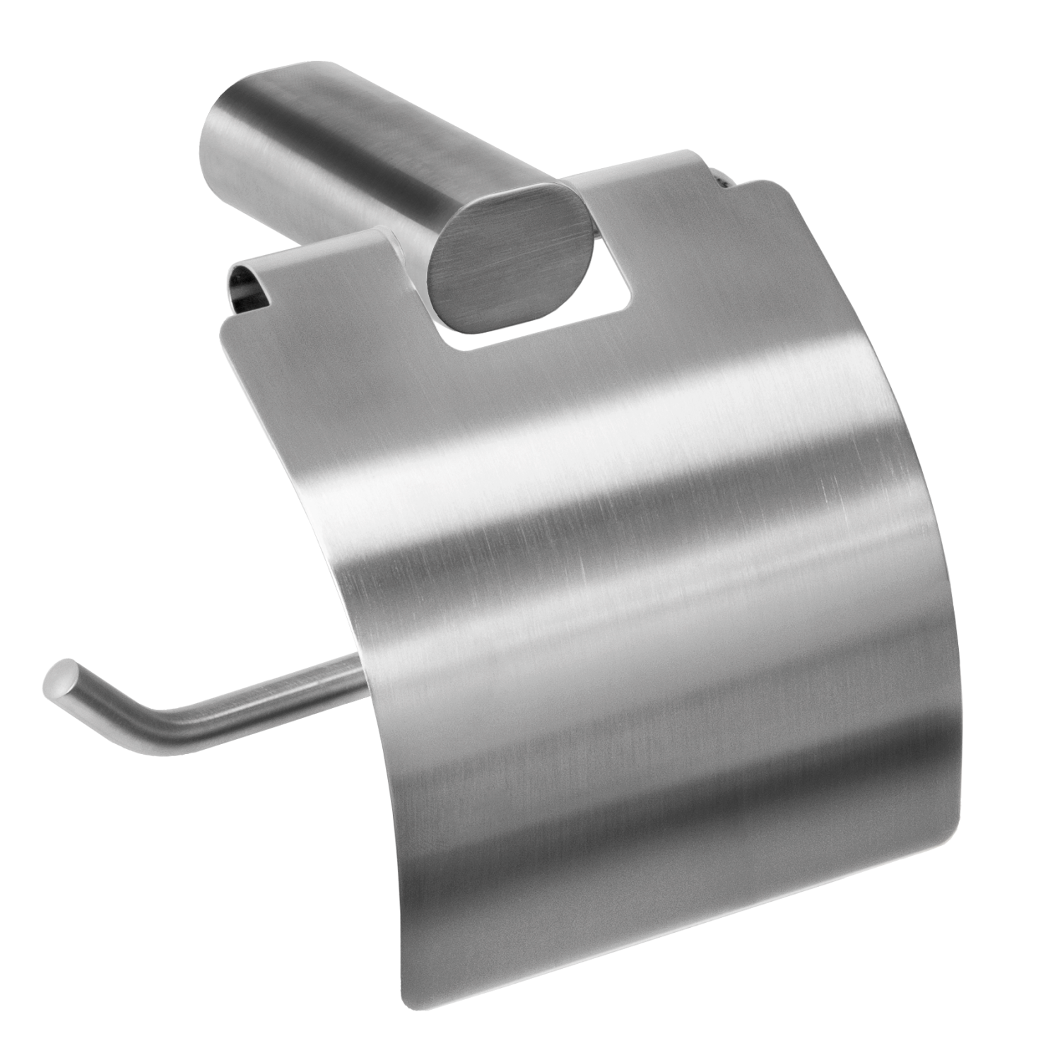 Remer Lounge Держатель туалетной бумаги с крышкой, подвесной, цвет: nichel spazzolato LN60NP