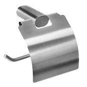 Remer Lounge Держатель туалетной бумаги с крышкой, подвесной, цвет: nichel spazzolato LN60NP