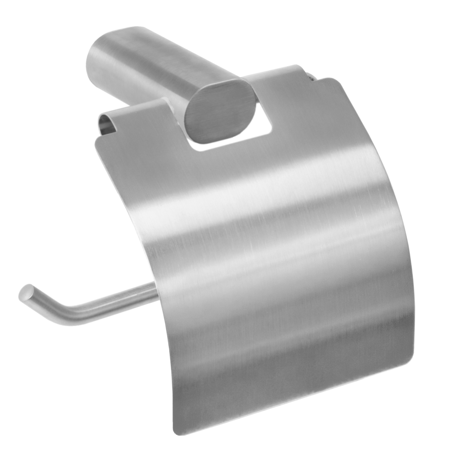 Remer Lounge Держатель туалетной бумаги с крышкой, подвесной, цвет: nichel spazzolato opaco LN60NPO