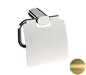 Remer Lounge Держатель туалетной бумаги с крышкой, подвесной, цвет: vecchio ottone LN60VO