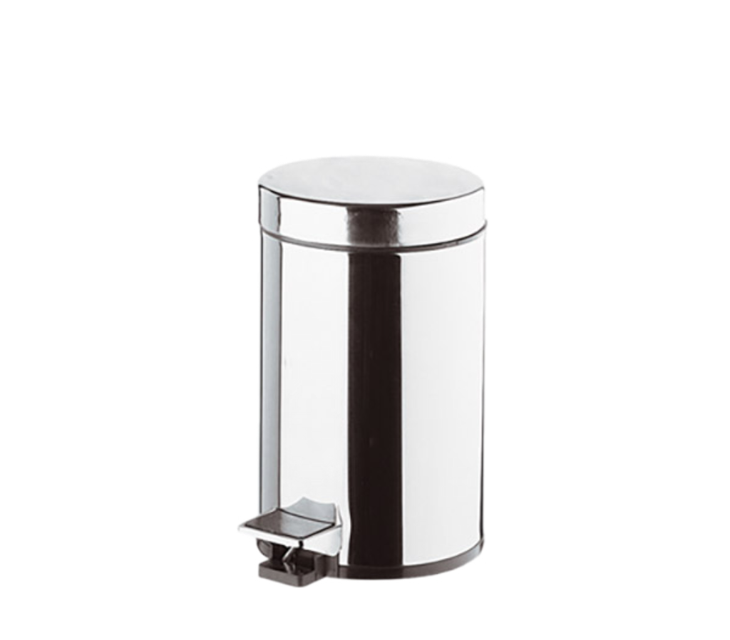 Remer Ведро из нержавеющей стали с педалью 3 литра, цвет: cromo RB501CR