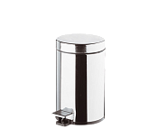 Remer Ведро из нержавеющей стали с педалью 3 литра, цвет: cromo RB501CR