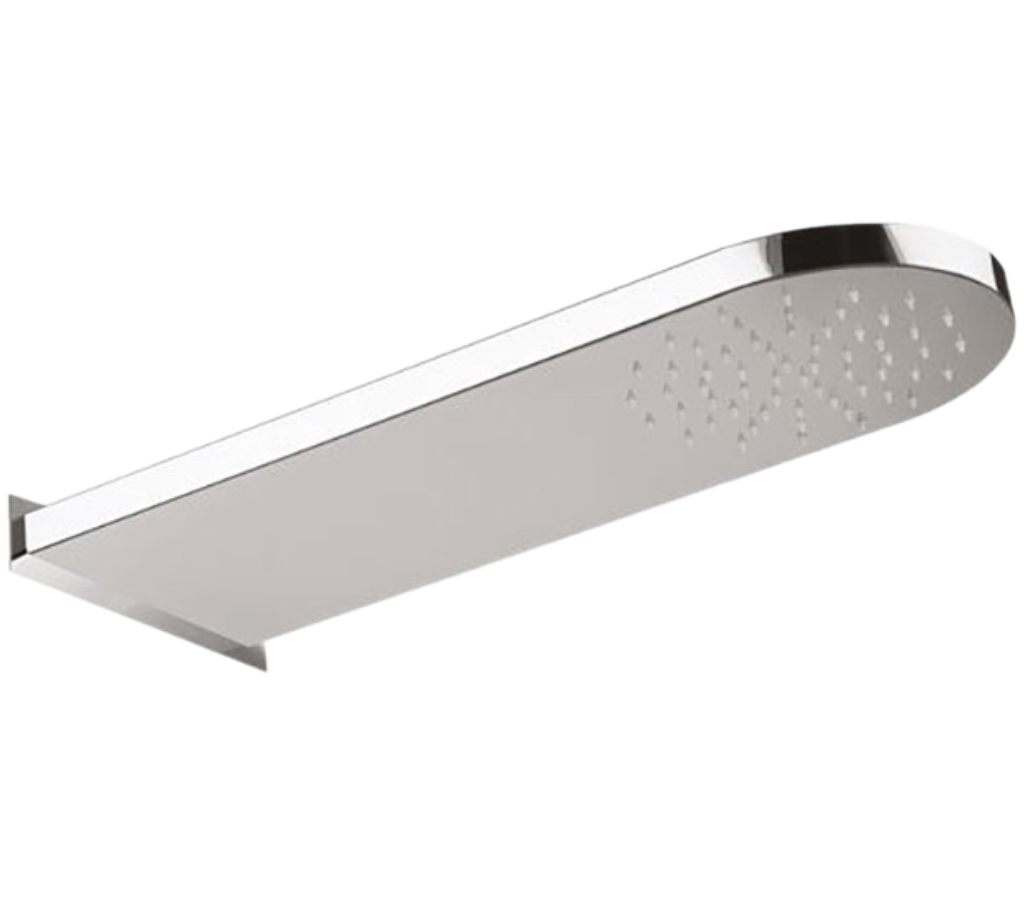 Remer Верхний душ настенный 20x50 см, 1 режим, цвет: cromo 350MMX