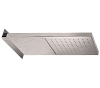 Remer X Style Inox Верхний душ настенный 20x50 см, 2 режима, цвет: inox spazzolato SS350SSCAX
