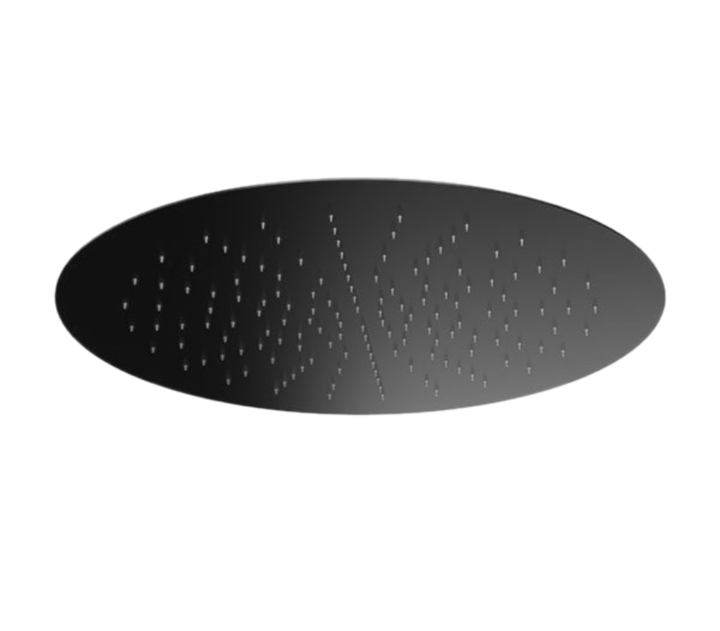 Remer Верхний душ встраиваемый в потолок 34 см, 1 режим, цвет: nero opaco 357EFM34NO