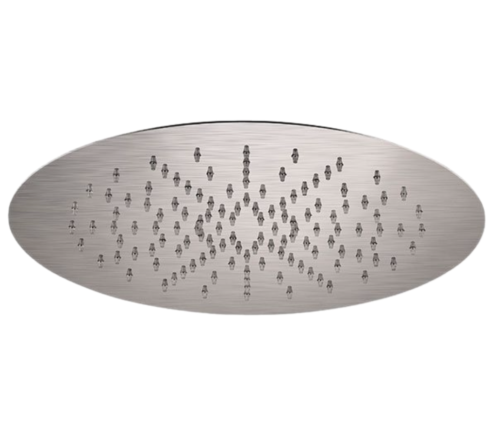 Remer X Style Inox Верхний душ встраиваемый в потолок 34 см, 1 режим, цвет: inox spazzolato SS357EFM34