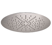 Remer X Style Inox Верхний душ встраиваемый в потолок 34 см, 1 режим, цвет: inox spazzolato SS357EFM34