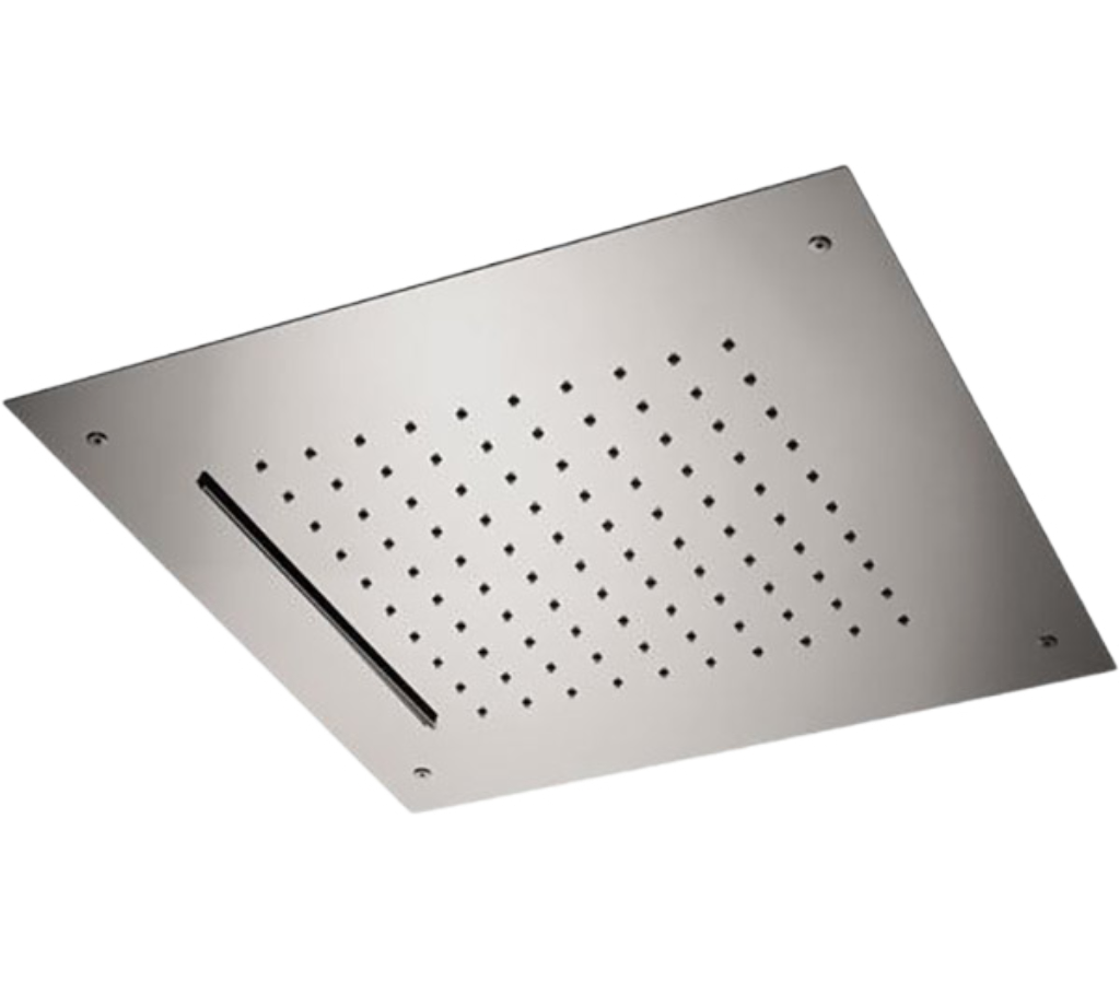Remer Верхний душ встраиваемый в потолок 43x43 см, 2 режима, цвет: cromo 357SFS43C