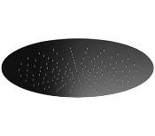 Remer Верхний душ встраиваемый в потолок 44 см, 1 режим, цвет: nero opaco 357EFM44NO
