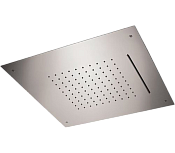Remer Верхний душ встраиваемый в потолок 50x50 см, 2 режима, цвет: cromo 357SFS50C