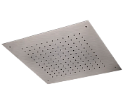 Remer Верхний душ встраиваемый в потолок 50x50 см, 1 режим, цвет: inox spazzolato SS357SFS50