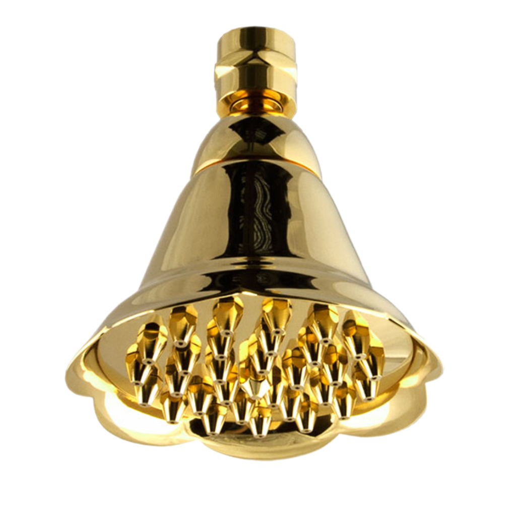 Remer Верхний душ 10 см, 1 режим, без кронштейна, цвет: oro lucido 359BEDO