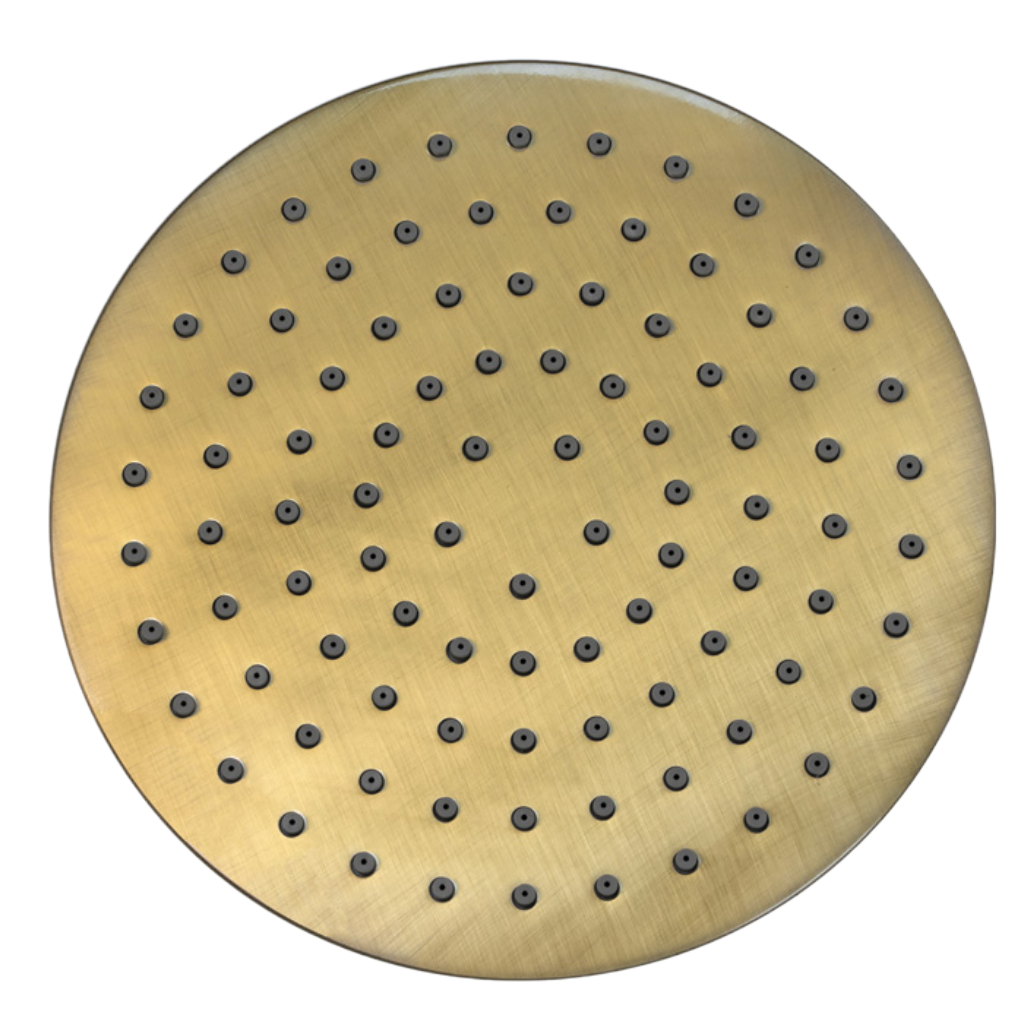 Remer Верхний душ 20 см, 1 режим, без кронштейна, цвет: vecchio ottone 359MM20VOX