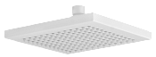 Remer Верхний душ 20x20 см, 1 режим, без кронштейна, цвет: bianco opaco 359SSBO