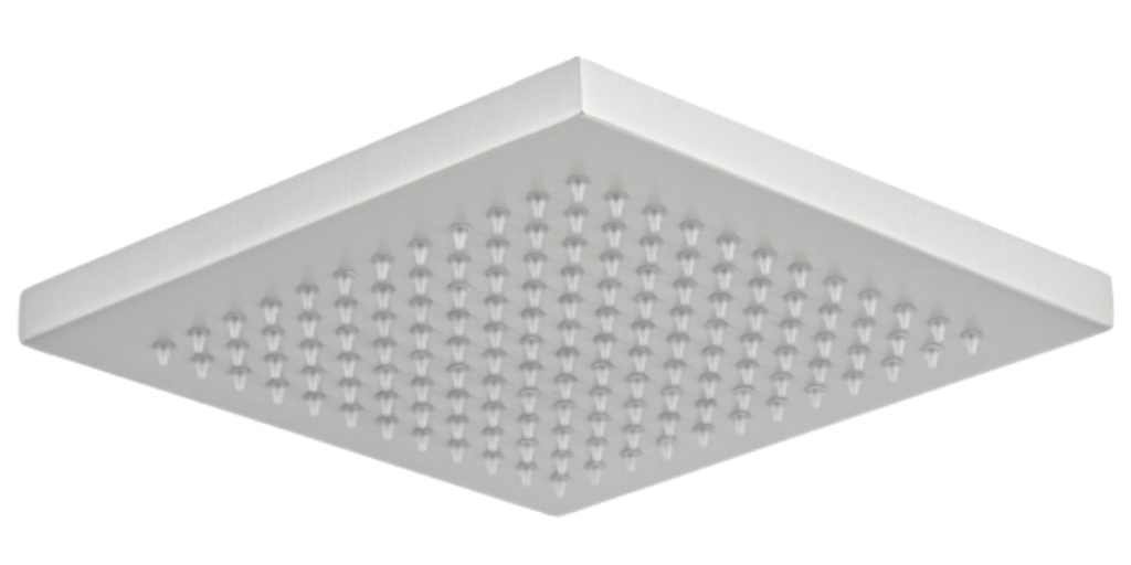 Remer Верхний душ 20x20 см, 1 режим, без кронштейна, цвет: nichel spazzolato opaco 359SSNPO