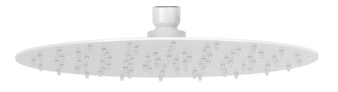 Remer Верхний душ 25 см, 1 режим, без кронштейна, цвет: bianco opaco 357UFM25BOX