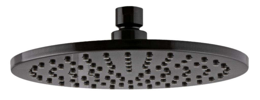 Remer Верхний душ 30 см, 1 режим, без кронштейна, цвет: cromo nero spazzolato 359MM30CFPX