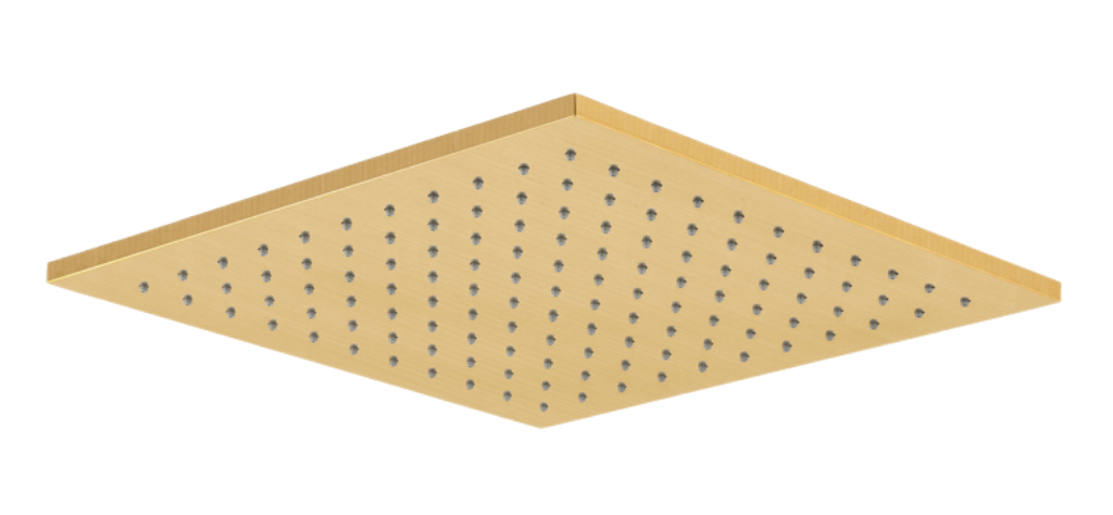 Remer Верхний душ 30x30 см, 1 режим, без кронштейна, цвет: oro spazzolato 359SSLBGX