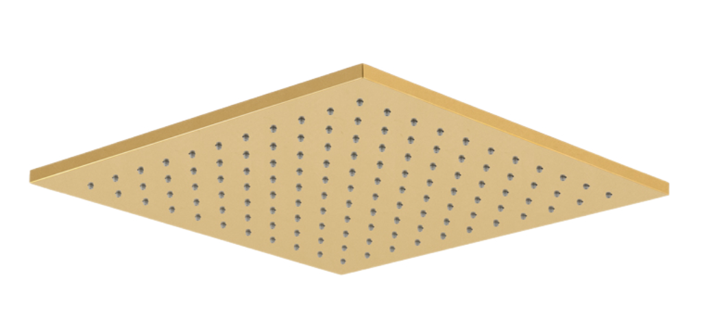 Remer Верхний душ 30x30 см, 1 режим, без кронштейна, цвет: oro lucido 359SSLDOX