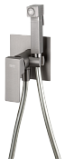 Remer Absolute Гигиенический душ со смесителем, шланг 120 см, цвет: nichel spazzolato opaco AU65NPO