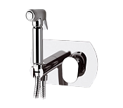 Remer Class Line Гигиенический душ со смесителем, шланг 120 см, с встраиваемой частью, цвет: cromo L60