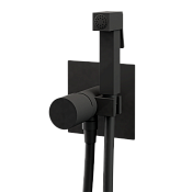 Remer Edge Гигиенический душ со смесителем, шланг 120 см, с встраиваемой частью, цвет: nero opaco EG565NO