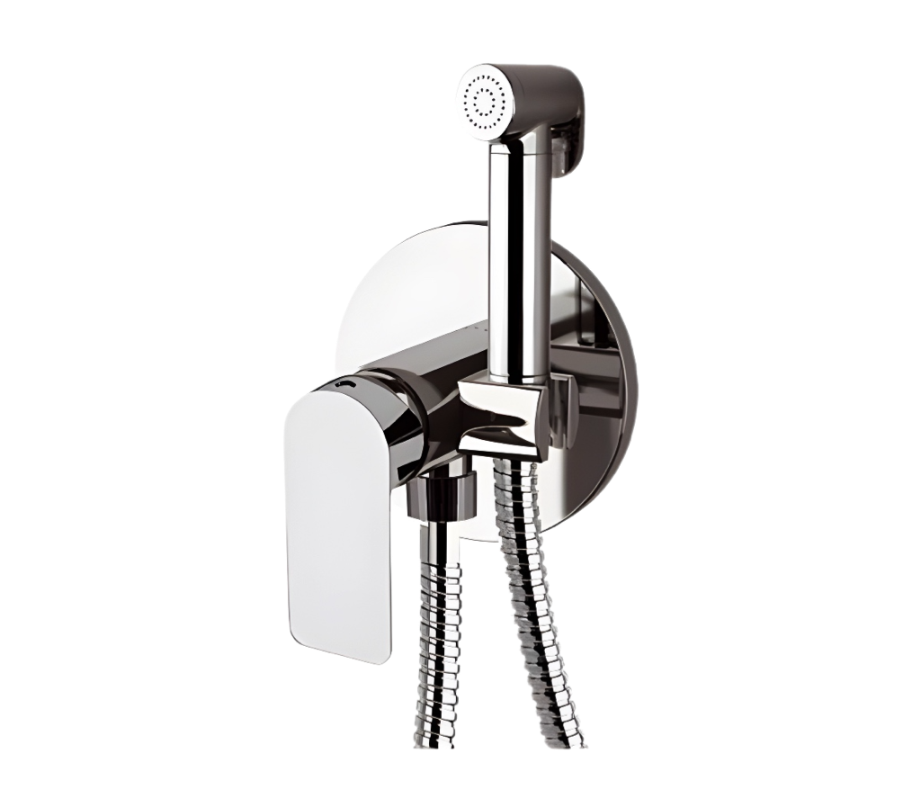 Remer Infinity Гигиенический душ со смесителем, шланг 120 см, с встраиваемой частью, цвет: cromo I65W
