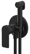 Remer Infinity Гигиенический душ со смесителем, шланг, с встраиваемой частью, цвет: nero opaco I65WNO