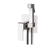 Remer Qubika Гигиенический душ со смесителем, шланг 120 см, с встраиваемой частью, цвет: cromo Q65