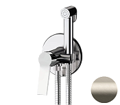 Remer Slash & Dot Гигиенический душ со смесителем, шланг, с встраиваемой частью, цвет: visual inox SL65WXV