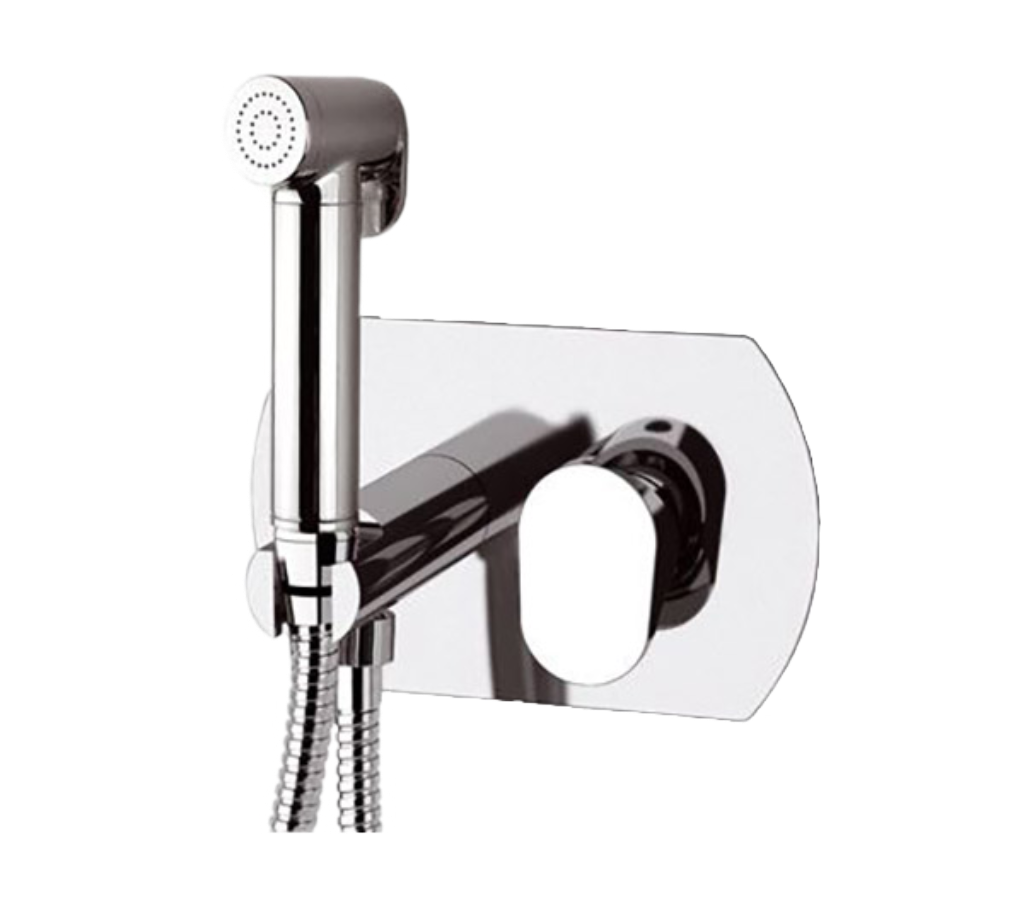 Remer Vanity Гигиенический душ со смесителем, шланг 120 см, с встраиваемой частью, цвет: cromo V60W