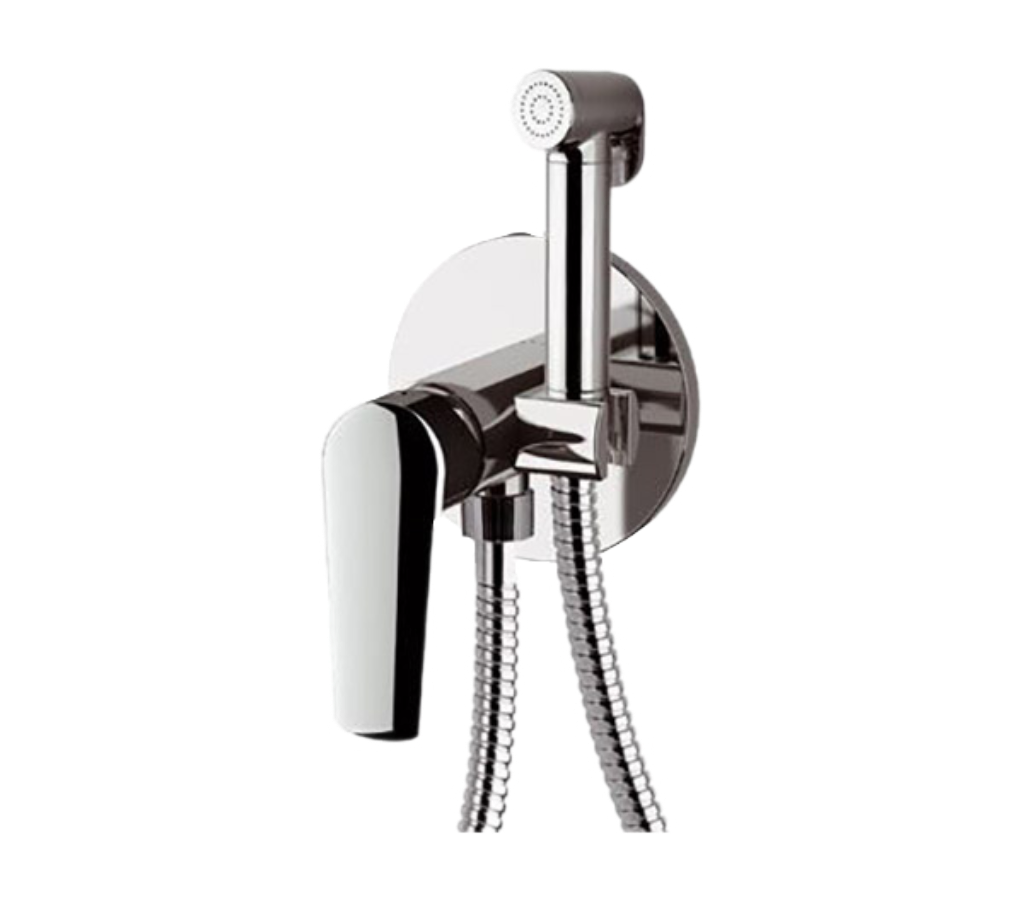 Remer Vanity Гигиенический душ со смесителем, шланг 120 см, с встраиваемой частью, цвет: cromo V65W