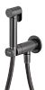 Remer X Style Гигиенический душ с прогрессивным смесителем, шланг, цвет: cromo nero spazzolato N64WCFP