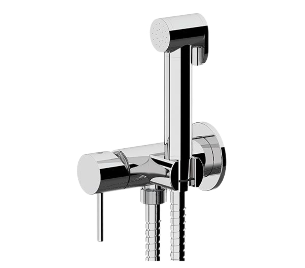 Remer X Style Гигиенический душ со смесителем, шланг 120 см, с встраиваемой частью, цвет: cromo X65C25W