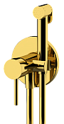 Remer X Style Гигиенический душ со смесителем, шланг 120 см, с встраиваемой частью, цвет: oro lucido X65WDO