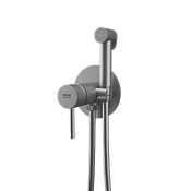 Remer X Style Гигиенический душ со смесителем, шланг, с встраиваемой частью, цвет: nichel spazzolato X65WNP