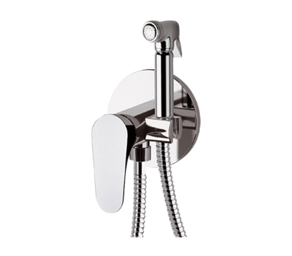 Remer Class Line Гигиенический душ со смесителем, шланг 120 см, с встраиваемой частью, цвет: cromo L65