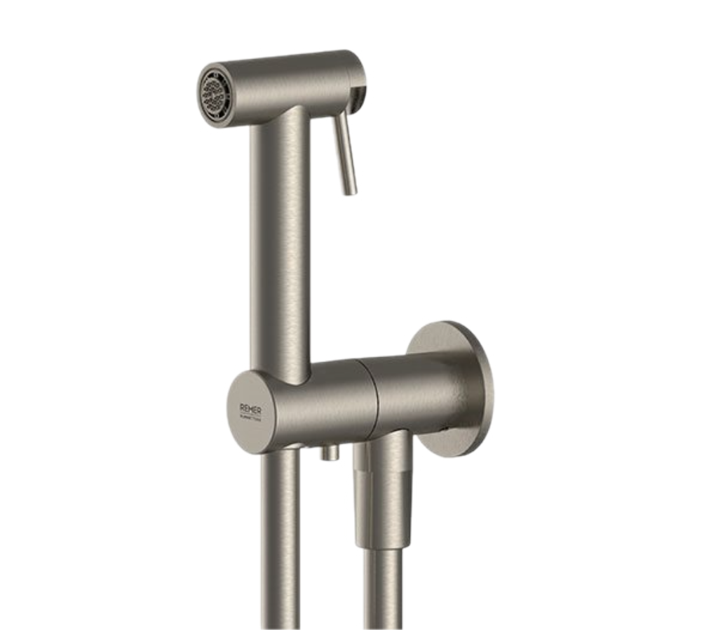 Remer X Style Inox Гигиенический душ, шланг 120 см, цвет: inox spazzolato SS338M332ON