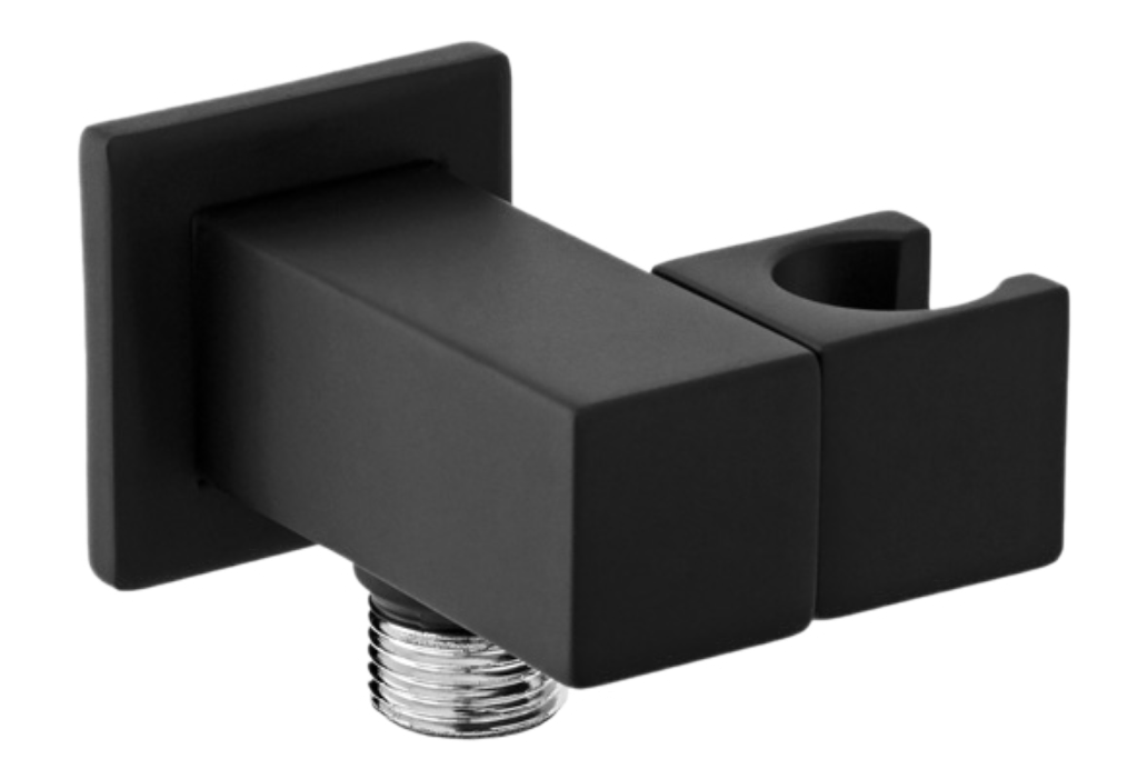 Remer Шланговое подключение с поворотным держателем душа, цвет: nero opaco 337SNO