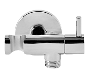 Remer Шланговое подключение с держателем душа и запорным вентилем, цвет: cromo 336L