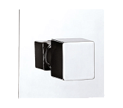 Remer Qubika Переключатель потоков на 3 выхода, с внутренней частью, цвет: cromo Q93DEV3