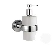 Remer Guest Дозатор для жидкого мыла, подвесной, керамическая колба, цвет: bianco opaco GS13BO