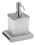 Remer Lounge Дозатор, подвесной, стеклянная колба, цвет: nichel spazzolato LN13NP